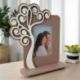 CORNICE PORTAFOTO CON ALBERO DELLA VITA BIANCO PER MATRIMONIO UNICO