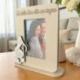 CORNICE PORTAFOTO CON NOTE MUSICALI E FRASE INSPIRATRICE PER BOMBONIERE