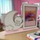 CORNICE PORTAFOTO CON ORSETTO E CUORICINI BOMBONIERA BATTESIMO FEMMINUCCIA