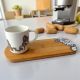 TAZZE MUG CERAMICA CON VASSOIO LEGNO SET COLAZIONE MATRIMONIO IDEE ORIGINALI 
