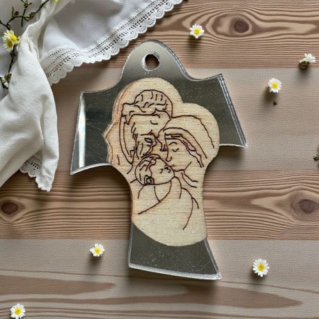 APPLICAZIONE SACRA FAMIGLIA: BOMBONIERA PER BATTESIMO E COMUNIONE