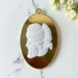 CIONDOLO CALICE E OSTIA: BOMBONIERA UNICA PER PRIMA COMUNIONE