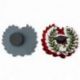 MAGNETE CORONA D'ALLORO E TOCCO: BOMBONIERA UNICA PER LAUREA