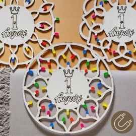 CALAMITE LUMINARIE ROSONI PER IL PRIMO COMPLEANNO DEL TUO BAMBINO