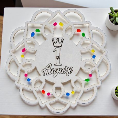 CALAMITE LUMINARIE ROSONI PER IL PRIMO COMPLEANNO DEL TUO BAMBINO