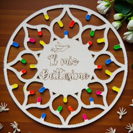 CALAMITA ROSONE PUGLIESE PER BATTESIMO: BOMBONIERA UNICA E ORIGINALE