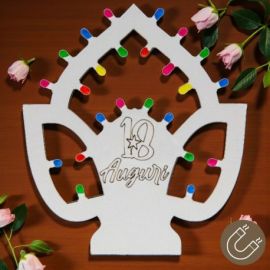 MAGNETE LUMINARIE PUGLIESI PUMO PER IL DICIOTTESIMO COMPLEANNO