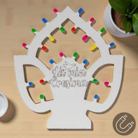 MAGNETE PUMO LUMINARIE PUGLIA: BOMBONIERA CRESIMA UNICA E COLORATA