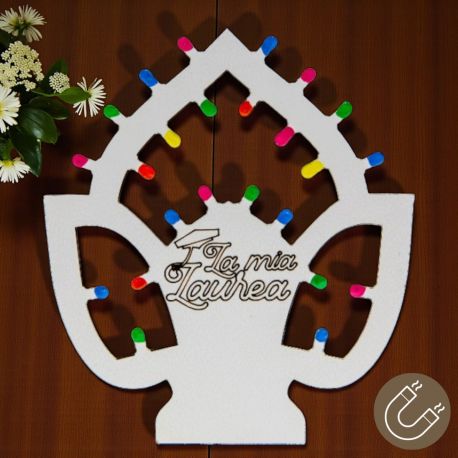 MAGNETI PER LAUREA LUMINARIE PUMO: BOMBONIERE UNICHE PUGLIESI