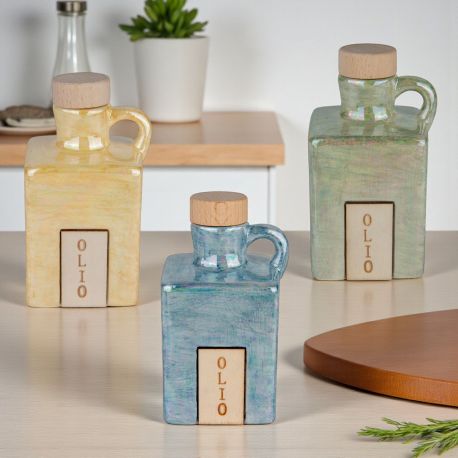 OLIERA CON TAPPO IN SUGHERO BOMBONIERA ORIGINALE PER MATRIMONIO