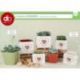 PORTA PIANTE IN TERRACOTTA CON GIFT BAG CUORE E FRASE PER BOMBONIERE EVENTI