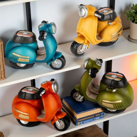 BOMBONIERA STATUINA VESPA ASSORTITA 4 COLORI PER EVENTI SPECIALI