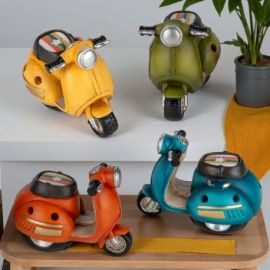 BOMBONIERA LAMPADA LED VESPA TRAFORATA PER COMUNIONE E CRESIMA