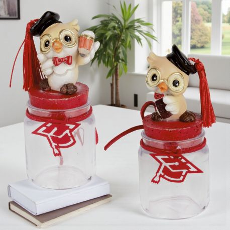 Visualizza ingrandito Precedente BARATTOLO CON GUFETTO LAUREATO BOMBONIERE ORIGINALI LAUREA BARATTOLO CON GUFETTO LAUREATO BOMB