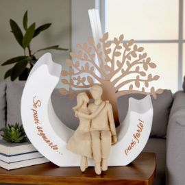 Visualizza ingrandito Precedente PROFUMATORE AMBIENTE CON COPPIA SEDUTA SULLA MEZZA LUNA E ALBERO DELLA VITA PROFUMATORE AMBIEN