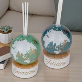 PROFUMATORE AMBIENTE CON PLANISFERO BOMBONIERA EMOZIONI E FELICITÀ