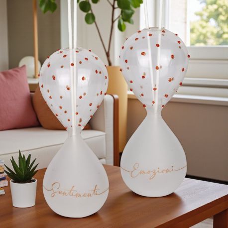 PROFUMATORE AMBIENTE CLESSIDRA CON PAROLE ASSORTITE EMOZIONI O SENTIMENTI