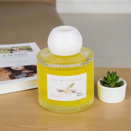 DIFFUSORE AMBIENTE VANIGLIA IDEA REGALO BOMBONIERA ORIGINALE 50 ML