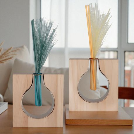 PROFUMATORE AMBIENTE GOCCIA CON PIUME BOMBONIERA ELEGANTE