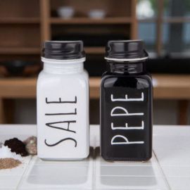 SET SALE E PEPE IN SCATOLA BOMBONIERA UTILE PER MATRIMONIO E ANNIVERSARIO