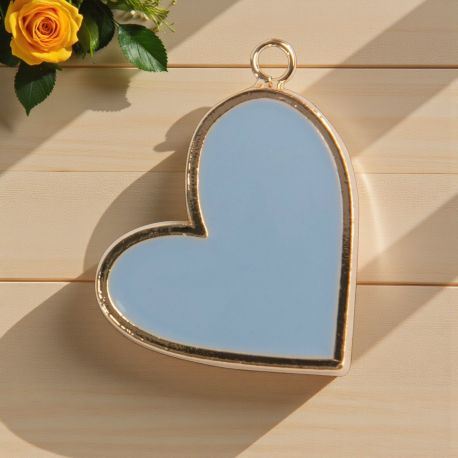 CIONDOLO A FORMA DI CUORE ACCESSORI BOMBONIERA NASCITA