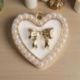 CIONDOLO A FORMA DI CUORE CON PERLINE PER BOMBONIERE UNICHE