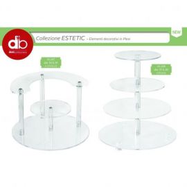 ELEMENTI DECORATIVI IN PLEXIGLASS PER SWEET TABLE BOMBONIERE E DOLCI