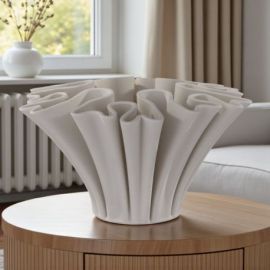 VASO COPPA 3D TRAMA RIGATA BOMBONIERA ORIGINALE PER MATRIMONIO E ANNIVERSARIO