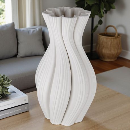 VASO PORTAPIANTE 3D A FORMA DI FIORE BOMBONIERA ORIGINALE E UTILE