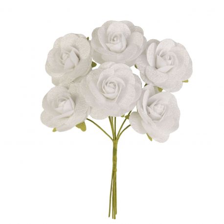 FIORI DECORATIVI A FORMA DI ROSA PER BOMBONIERE FAI DA TE UNICHE