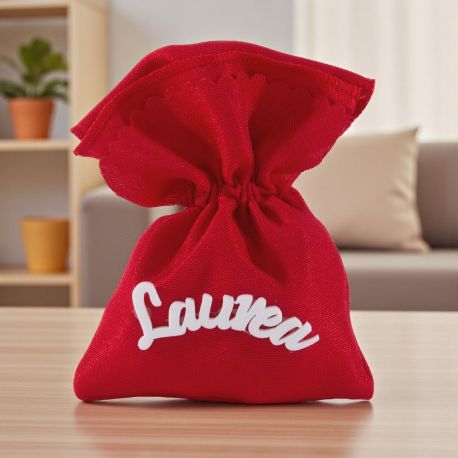 SACCHETTINO PORTACONFETTI CON SCRITTA LAUREA BOMBONIERA ORIGINALE