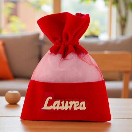 SACCHETTINO PORTACONFETTI PER LAUREA BOMBONIERA ORIGINALE ED ECONOMICA