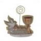 MEMOCLIP IN LEGNO PRIMA COMUNIONE CON COLOMBA E CALICE IDEA BOMBONIERA
