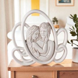 ICONA MODERNA CON COPPIA INNAMORATI PER BOMBONIERE MATRIMONIO