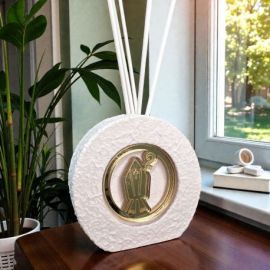 DIFFUSORE D'ESSENZA CON MITRA E BASTONE ORO PER CRESIMA