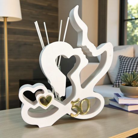 PROFUMATORE PER AMBIENTI INFINITO CON SAGOMA COPPIA PER 50 ANNI