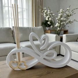 PROFUMATORE INFINITO E DOPPIO CUORE: BOMBONIERE PER MATRIMONIO