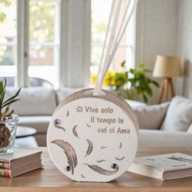 PROFUMATORE CON PIUME E STRASS PER BOMBONIERE ELEGANTI E ORIGINALI