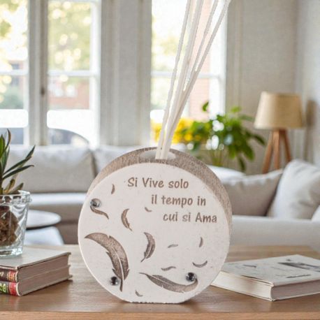 PROFUMATORE CON PIUME E STRASS PER BOMBONIERE ELEGANTI E ORIGINALI