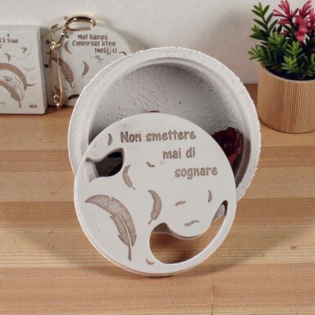 SCATOLA PORTA POTPOURRI PER BOMBONIERE DI MATRIMONIO ORIGINALI