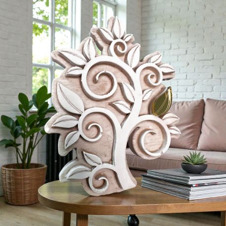 ICONA ALBERO DELLA VITA CON FOGLIA ORO PER BOMBONIERE UNICHE