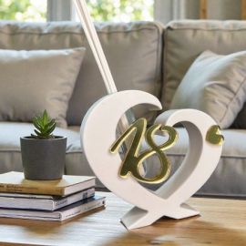 PROFUMA AMBIENTI A FORMA DI CUORE PER BOMBONIERE 18° COMPLEANNO