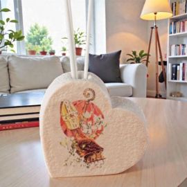 DIFFUSORE DI ESSENZE A FORMA DI CUORE PER CRESIMA RAGAZZO E RAGAZZA