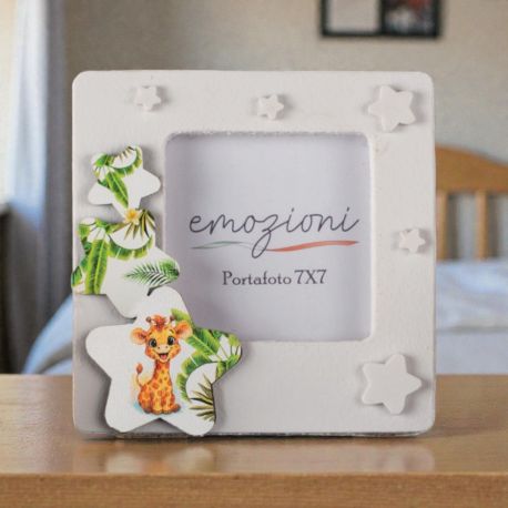 CORNICE DA TAVOLO GIRAFFA PER BOMBONIERE BATTESIMO ORIGINALI