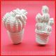 GESSI PROFUMATI A FORMA DI CACTUS DECORAZIONI TEMA PIANTE GRASSE BIANCHI FAI DA TE INGROSSO