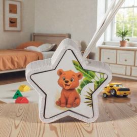 PROFUMATORE CON ORSETTO E FOGLIE A STELLA PER BOMBONIERE ORIGINALI