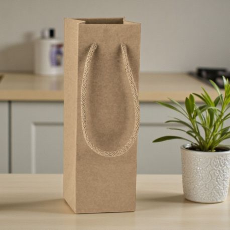 SHOPPER AVANA CON MANICO IN CORDA PER LE TUE BOMBONIERE