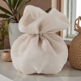 SACCHETTINO PORTACONFETTI ELEGANTE CON TIRANTI PER OGNI OCCASIONE BEIGE