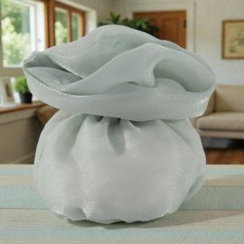 SACCHETTO PER CONFETTI VERDE SALVIA , BOMBONIERE FAI DA TE