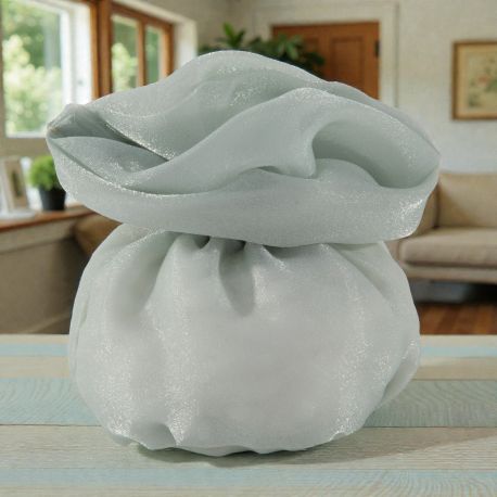 SACCHETTO PER CONFETTI VERDE SALVIA , BOMBONIERE FAI DA TE